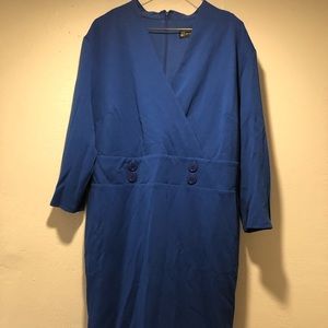 NY & Co Blue 3/4 Sleeve Dress 💙